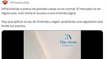 Hasta Yolanda Díaz ha reaccionado al anuncio de esta vivienda que indigna a muchos