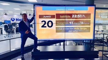 Roberto Brasero adelanta la noria del tiempo del verano