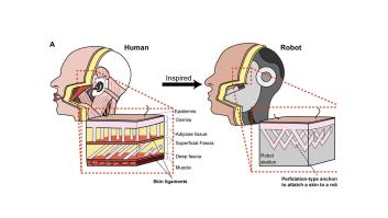 Crean robots con piel humana que se cura sola