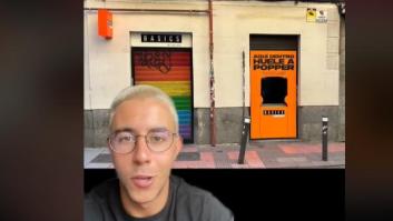 Este cartel suscita, con razón, la mayor de las polémicas por el mensaje al lado de la bandera LGTBI