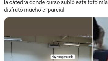 Su facultad sube una foto durante el examen de recuperación y la forma en la que aparece es de matrícula