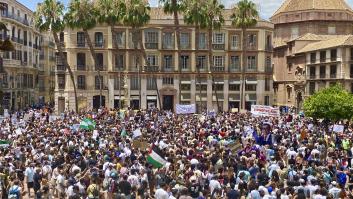 El cartel visto en la manifestación de Málaga contra el turismo masivo es difícilmente superable
