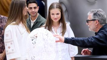 El regalo valorado en 4.500 euros que han recibido Leonor y Sofía en su visita con Jaume Plensa