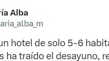 Comparte su experiencia en un hotel de un pueblo de Sicilia y termina con este aplaudido mensaje