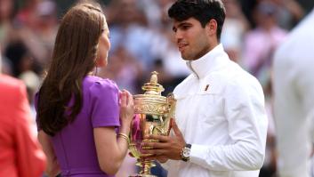 Carlos Alcaraz se pone a hablar con Kate Middleton sobre alguien que pocos se podían esperan