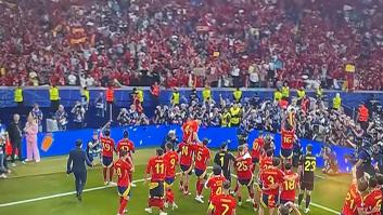 El rótulo de TVE tras la victoria de España que no deja de comentarse