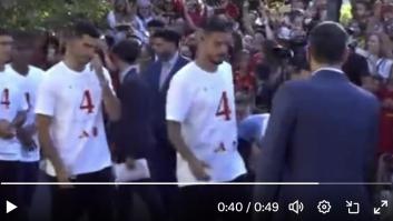 Todos ponen el foco en Carvajal pero lo que hace Joselu al ver a Sánchez también es de analizar