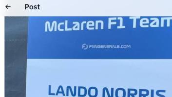 El mánager de Carlos Sainz ve este cartel de Lando Norris y le deja un mensaje de los que duelen