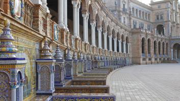 Estas son las provincias que faltan en los azulejos de la Plaza de España de Sevilla
