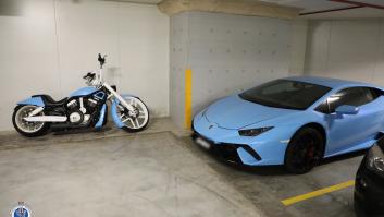 Cobra el paro y la policía le incauta un Lamborghini, una Harley y dos Rolex