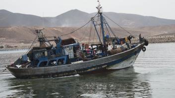 Un barco pesquero en Marruecos