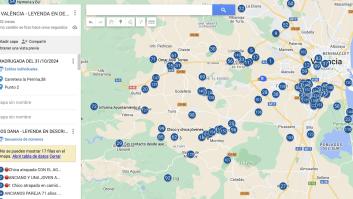 SOS València: crean un mapa para localizar desaparecidos y atrapados por la DANA