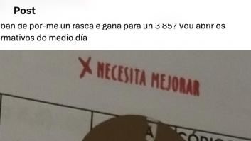 Enseña cómo le han puesto la nota en un examen: hasta para otros profesores está feo