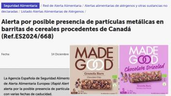 Piden tirar a la basura cuatro tipos de barras de cereales de supermercado de manera inmediata por contener materiales metálicos