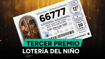 66.777, tercer premio de la Lotería del Niño 2025