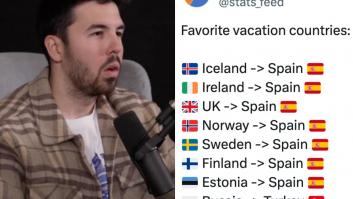 Muchos países eligen España como su país favorito para visitar: el 'youtuber' Willyrex, noticia por su respuesta