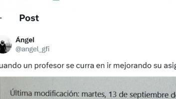Hace esta 'pillada' a un profesor y ahora ya lo ha visto media España: todo por un detalle