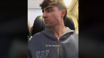 Prueba la comida de un vuelo a República Dominicana y su cara lo dice todo: cientos de comentarios