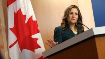 La exministra de Finanzas de Canadá, Chrystia Freeland, cuarta candidata para sustituir a Trudeau