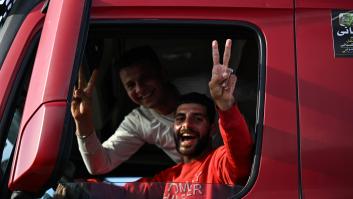 Primer día del alto el fuego en Gaza, en imágenes