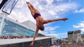 Las impactantes imágenes que revelan el arte del salto de altura desde todos los ángulos