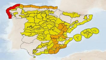 La AEMET se ve obligada a emitir un comunicado de urgencia: el aviso rojo se extiende más de lo previsto