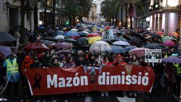 Empieza bajo la lluvia la cuarta manifestación en Valencia contra Mazón por la gestión de la DANA