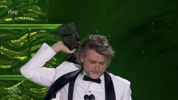 Salva Reina, tendencia en España por la frase final al recoger el premio Goya