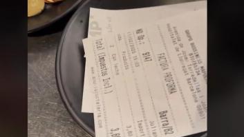 Un camarero enseña cómo le ha pagado un cliente una cuenta de 3,60 €: "Luego se quejan"