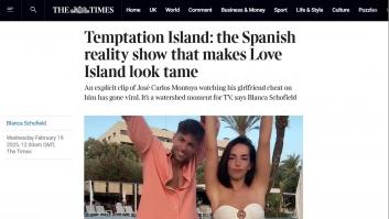 'The Times' se da cuenta de un detalle de 'La isla de las tentaciones': muchos en España no se han fijado