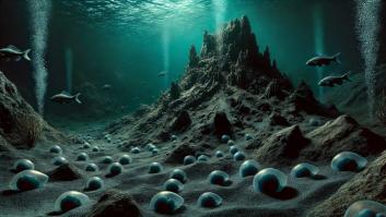 Los investigadores se sumergen en el mar y topan con miles de huevos en un volcán: pertenecen a una especie gigante