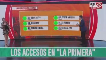 El cabreo monumental de una presentadora argentina cuando le cambian el orden del programa en directo