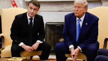 Una experta se fija en lo que hace aquí Macron con Trump: dice que lo lleva ensayado de casa