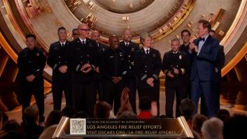 La emotiva ovación que recibió el cuerpo de bomberos de LA en la gala de los premios Oscar