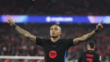 El Barça vence 0-1 al Benfica en la ida de los octavos de Champions pese a jugar con 10 casi todo el partido