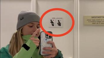 Una española entra por primera vez en un baño en Islandia y se encuentra un cartel de difícil explicación