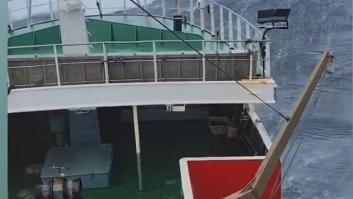 La imagen que muestra el peligro al que se exponen los pescadores: "Y luego dicen que el pescado es caro"