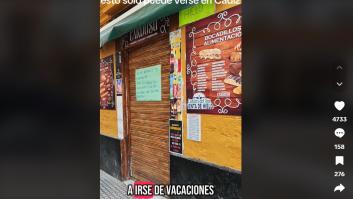 Una panadería anuncia que cierra por vacaciones con un cartel que merece ser expuesto en un museo