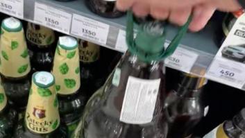 Un español va a un supermercado de Armenia, va a la sección de cervezas y no puede evitar grabar lo que ve