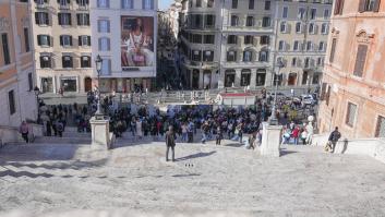 Una española muere en Roma al caer desde un muro cerca de la escalinata de Plaza España