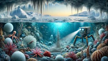 Miran debajo de un iceberg descomunal y tropiezan con nuevas especies en desarrollo durante décadas