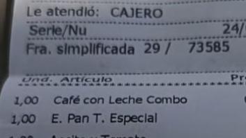 Pide un café y una tostada de jamón con aceite y tomate y lo que le cobran es, para muchos, un sueño