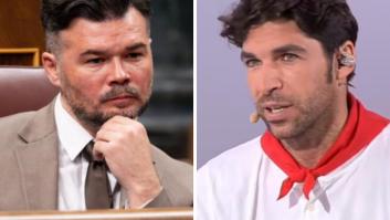 Encontronazo sosegado en X entre Gabriel Rufián y Cayetano Rivera