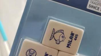 Se desata el cachondeo al ver esta traducción en unas gomas de borrar