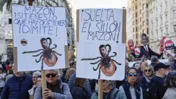 Valencia se manifiesta por sexta vez contra Mazón por su gestión de la DANA