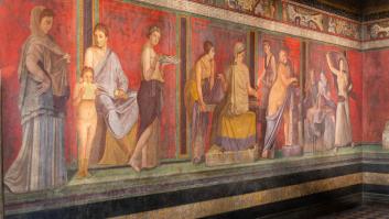 Descubren en Pompeya un color único que usaron los antiguos pintores romanos