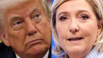 "Suena mucho a este país": Trump compara la condena a Le Pen con su historial judicial