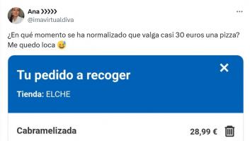 Se queja de lo que le ha costado una pizza y Ryanair, que pasaba por ahí, se corona con su reacción
