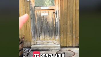 Un español se queda a cuadros al ver lo que ha dejado una familia suiza a la entrada de su casa