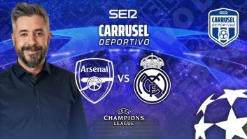 Ida de cuartos de final de la Champions entre Arsenal y Real Madrid
